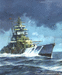 "Бисмарк" в окраске на момент боя